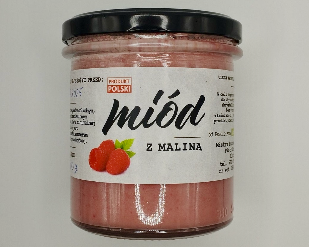 Miód z maliną